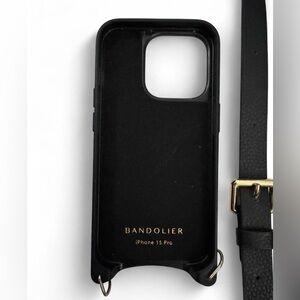 Bandolier Black and Gold iPhone 15 Pro Case